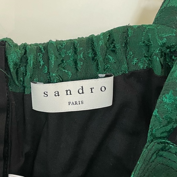 SANDRO | Jacquard Crop Blouse - Picture 7 of 8